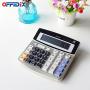 OFFIDIX Office Calculators Desktop Calculator,Basic Calculators, Solar Battery Dual Power Electronic Calculator Portable 12 Digit Large LCD Display Calculator Large Calculator