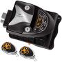 Carmtek - RV Keyless Entry Door Lock Latch Handle | RV Door Lock with Deadbolt, Keypad and Fob | Keyless RV Door Handle for Travel Trailer Camper, Made of Zinc Alloy (Back/Front)