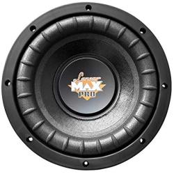 LANZAR 6.5 inch Car Subwoofer Speaker - Black Non-Pressed Paper Cone, Aluminum Voice Coil, 4 Ohm Impedance, 600 Watt Power and Foam Edge Suspension for Vehicle Audio Stereo Sound System - MAXP64, 6.5'' -inch