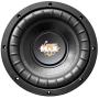 LANZAR 6.5 inch Car Subwoofer Speaker - Black Non-Pressed Paper Cone, Aluminum Voice Coil, 4 Ohm Impedance, 600 Watt Power and Foam Edge Suspension for Vehicle Audio Stereo Sound System - MAXP64, 6.5'' -inch