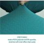 YIMEIS Waterproof Office Chair Cover, Stretch Jacquard Computer Office Chair Covers Water Repellency Peacock Blue Chair Slipcover (Seat Cover + Backrest Cover)