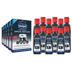 Durgol Swiss Espresso, Descaler and Decalcifier for All Brands of Espresso Machines and CoffeeMakers, 4.2 Fluid Ounces (Pack of 10)