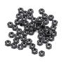 Hex Socket Screws, 300Pcs M3 Black Alloy Steel Hex S ocket Screws Bolt with Hex Nuts Washers Assortment for Electronic Products(A)