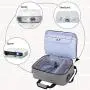 Luxja Projector Case, Projector Bag with Protective Laptop Sleeve, Projector Carrying Case with Accessories Pockets, Large(16 x 11.5 x 5.75 Inches), Gray