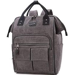 Laptop Backpack for Women Men 15.6 Inch Casual Daypack Water Resistant Travel Backpacks School Business Bag Rucksack (Gray)