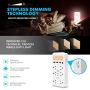 [2-Pack]VINTAR Surge Protector, Multi Plug Outlet Extender with Dusk to Dawn Night Light, USB Wall Charger with 6 Outlets and 3USB Ports, 1728J for Home,School,Office,White，ETL Certified.