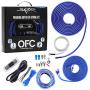Skar Audio 4 Gauge OFC Complete Amplifier Installation Wiring Kit, SKAR4ANL-OFC