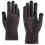 WaitingU Thicken Soft Knitted Texting Touch Screen Gloves for Smartphones PC Laptop Tablet Driving Skiing and Cycling Outdoor Gloves with Anti-Slip Design (A-Black&gey) WaitingU Thicken Soft Knitted Texting Touch Screen Gloves for Smartphones PC Laptop Tablet Driving Skiing and Cycling Outdoor Gloves with Anti-Slip Design (A-Black&gey)