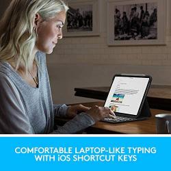 Logitech SLIM FOLIO PRO Backlit Bluetooth Keyboard Case for iPad Pro 12.9-inch (3rd and 4th gen) - Graphite