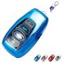 BINOWEN for Subaru Key Fob, TPU Key Shell Protector Shell Keyless Remote Control Smart Key Holder with Keychain Fit for 2018 2019 2020 Subaru WRX Outback Ascent Forester Crosstrek Keys (Blue)