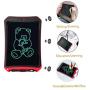 JRD&BS WINL LCD Writing Tablet for Birthday Gift,Kids Toy 8.5 Inch LCD Electronic Writings Pads Drawing Board Gifts for Kids Office Blackboard - Erase Button Lock Included(Red)
