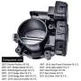 EVIL ENERGY Electronic Throttle Body Assembly Compatible with 2007-2010 Jeep Grand Cherokee 2007-2009 Dodge Durango V6 3.7L Replacement for 04861661AA, 04861661AB