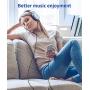 Lightning to 3.5mm Audio Cable 6FT, JSAUX [Apple Mfi Certified] iPhone Headphones Jack Lightning Aux Cord Compatible with iPhone 12 Mini/12 Pro/12 Pro Max/11 Pro/11 Pro Max/X/XR/XS, AirPods Max-Black