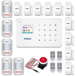 KERUI G183 Wireless 3G GSM Home Security Alarm System DIY Auto Dial Burglar Alarm Kit,APP Control by Text,not Support WiFi and/or Landline