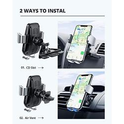 VICSEED Wireless Car Charger Mount, 3rd Generation Auto-Clamping 10W Qi Fast Charging Car Mount Wireless Car Charger CD Slot Air Vent Phone Holder Fit for iPhone 12 11 Pro Max Galaxy S21 Note 20 etc