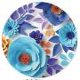 ITNRSIIET Mouse Pad, Stitched Edge, Premium-Textured Mouse Mat, Waterproof, Non-Slip Rubber Base Round Mousepad for Laptop Computer PC Office. Cute Design Desk Accessories, Cute Flower