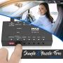 4-Channel Car Video Splitter Controller - Digital Picture Video Signal Switcher with Quad Selectable for Backup Camera Video Monitor Systems CCTV Camera, PAL/NTSC Auto Adapting - Pyle PLVSPLT41