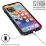 Vibe Series Case Designed for iPhone 12 Pro Max, Patented Rotating Mute Switch, 10ft Drop Proof, Compatible with MagSafe, Crux Accessories Attachment System, by Catalyst - Stealth Black