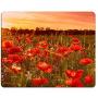 NICOKEE Poppy Rectangle Gaming Mousepad Poppy Flower Red Floral Landscape Mouse Pad Mouse Mat for Computer Desk Laptop Office 9.5 X 7.9 Inch Non-Slip Rubber