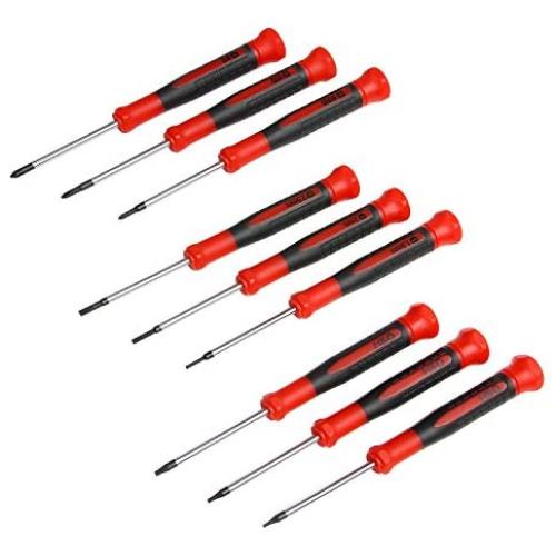 Best Choice 9-Piece Precision Screwdriver Set | Phillips, Flat and Torx Star
