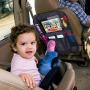 Moms Besty Car Back Seat Organizer for Kids and Toddlers - Touch Screen Tablet Holder for Android & iOS Tablets - Multipurpose Use as Auto Seat Back Protector, Kick Mat, Car Organizer
