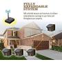 eMACROS Supplemental 1/2 Mile Driveway Alarm Solar Receiver