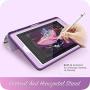 i-Blason Cosmo Case for New iPad 8th/7th Generation, iPad 10.2 2020 2019 Case, Full-Body Trifold with Built-in Screen Protector Protective Smart Cover with Auto Sleep/Wake & Pencil Holder (Marble)