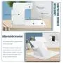 4 in 1 Wireless Charger, 15W Foldable Wireless Charger Stand Compatible for iWatch 1/2/3/4/5/6 and Airpods Pro, iPhone 12/11/11 Pro Max/X/XS Max/8, Fast Charging Wireless Charging Dock Station(White)