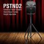 Pyle Universal Speaker Stand Mount Holder Heavy Duty Tripod w/ Adjustable Height from 40” to 71” and 35mm Compatible Insert Easy Mobility Safety Pin and Knob Tension Locking for Stability PSTND2