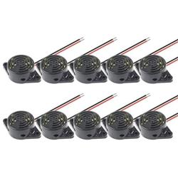 BNYZWOT Active Piezo Electric Buzzer Alarm DC 3-24V Electronic Buzzer Alarm Sounder Continuous Beep 10Pcs