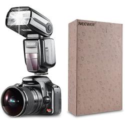 Neewer NW565EX E-TTL Slave Flash Speedlite Kit for Canon DSLR Camera,include:(2)TTL Flash+(1)2.4G Wireless Trigger(1 Transmitter,2 Receiver)+(2)Soft&Hard Diffuser+C1/C3 Cables+(2)Lens Cap Holder