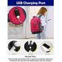 School Backpack BookBag for Student College Travel Hiking Fit Laptop Up to 15.6 Inch