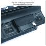 Bond Street, Ltd. 456110BLK Rolling Computer/Catalog Case, Koskin, 19 x 9 x 15-1/2 Inches, Black
