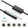 Pancellent Wireless Snake Camera 1200P WiFi Inspection Camera HD Endoscope with 8 LED Light Rigid Cable Borescope for iPhone Android Smartphone Table Ipad PC (5 Metes,16.5 FT)