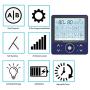 10 Modes Best Muscle Stimulator tens EMS nmes Unit Machines Electric Electronic Pulse Massagers for Back Neck Shoulder Knee Legs Body Pain tmj Replacement Pads HealthmateForever PRO10AB2C (Blue)