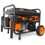 WEN 56475 4750-Watt Portable Generator with Electric Start and Wheel Kit