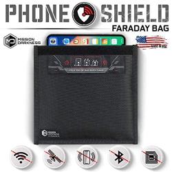 Mission Darkness Non-Window Faraday Bag for Phones // Device Shielding for Law Enforcement, Military, Executive Privacy, Travel & Data Security, Anti-Hacking & Anti-Tracking Assurance