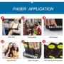 BYHUBYENG Social Distancing Buzzer Restaurant Pager System with 18Pcs Coaster Pagers Long Range Wireless Calling System for Clinic Food Truck Church