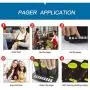 BYHUBYENG Social Distancing Buzzer Restaurant Pager System with 18Pcs Coaster Pagers Long Range Wireless Calling System for Clinic Food Truck Church