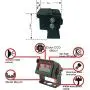 AUTOPAL 7'' Wired Reverse Rear View Backup Camera System,Guide line,IP69K No Water Leakage Camera, Night Vision, Vibration-Proof 10G for Tractor/Truck/RV/Excavator/Caravan/Skid Steer/Heavy Equipment