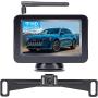 DoHonest Wireless Backup Camera and 4.3 Monitor Kit, HD Color, Suitable for Cars,SUVs,Minivans,UTVs IP69 Waterproof Rear/Front View Camera - P7