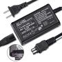 AC-L200 AC Power Adapter Charger for Sony Handycam DCR-SX40, DCR-SX41,DCR-SX44,DCR- SX45,DCR-SX60,DCR-SX63,DCR-SX65,SX83,SX85,DCR-SR42,DCR-SR45,DCR-SR46,DCR-SR47,DCR-SR68