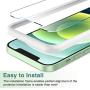 （3 Pack ） Amuoc Tempered Glass Film for Apple iPhone 12 Screen Protector and iPhone 12 pro Screen Protector， with (Easy Installation Tray) Anti Scratch, Bubble Fre, Apple iPhone 12/12Pro/6.1inch