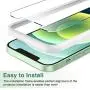 （3 Pack ） Amuoc Tempered Glass Film for Apple iPhone 12 Screen Protector and iPhone 12 pro Screen Protector， with (Easy Installation Tray) Anti Scratch, Bubble Fre, Apple iPhone 12/12Pro/6.1inch