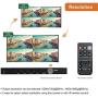 J-Tech Digital HDMI Multi-Viewer Quad 4x1 Seamless Switch 1080p Switcher w/5 Display Modes & VGA Loop Out [JTECH-MV41V]