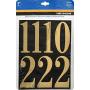 Hillman 842276 Black and Gold Mailbox Number Pack, 3-Inch