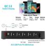 Sidiyang Multi Device Charging Station with QC 3.0 Quick Charge, 6-Port USB Charger Docking Station with Watch Stand Compatible with iPhone iPad and Android Cell Phone and Tablet