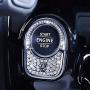 Pursuestar Bling Bling Crystal Button Start Ignition Control Switch Cover Car Interior Trim Sticker Decals for Mercedes Benz 2019 2020 A B Class 2020 GLB GLA CLA
