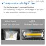 ASIGN 100W LED COB Outdoor Flood Lights, Super Bright Work Lights 10000lm 500W Halogen Bulb Equivalent 6000K Daylight White IP66 Waterproof Security Light for Garage Backyard Gate Driveway, etc.