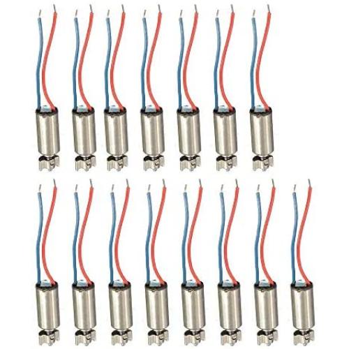 YXQ 6x14mm Coreless Motor, DC 3V 3500RPM Vibration Vibrating Magnetic Micro Brushed Motors(15Pcs)